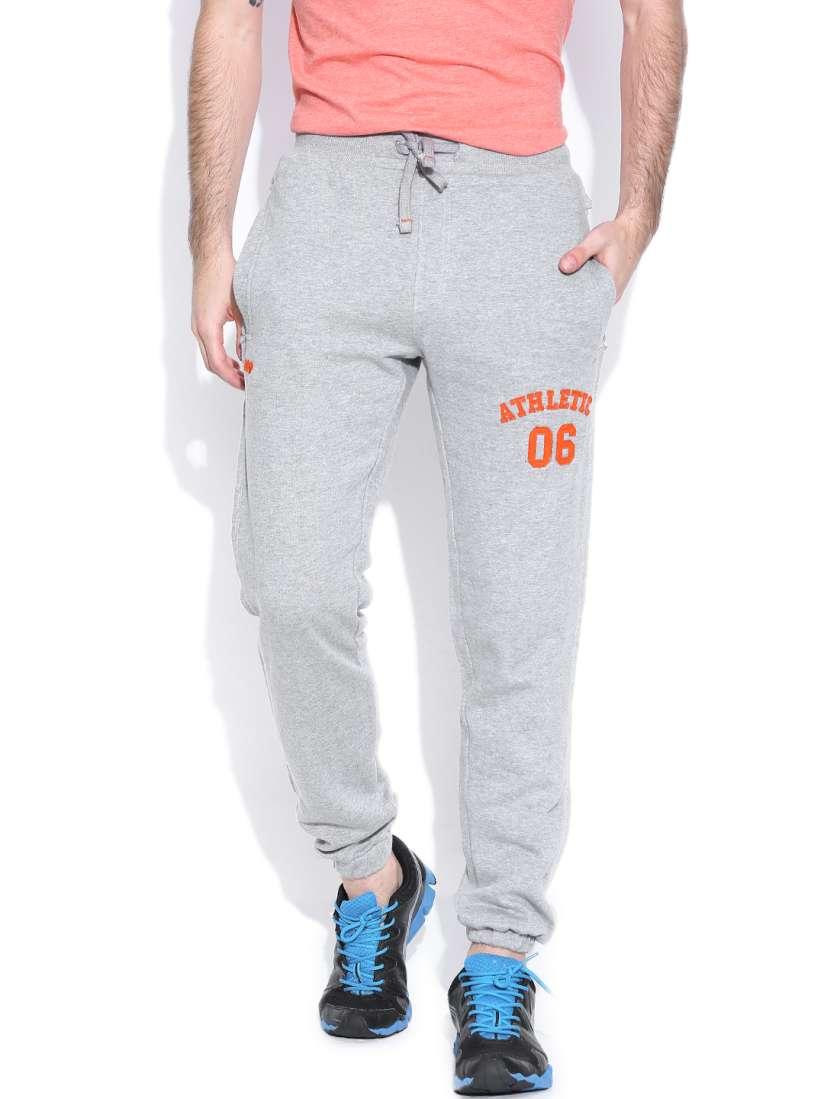 Buy Spunk Grey Melange Track Pants Track Pants for Men 1095974 Myntra