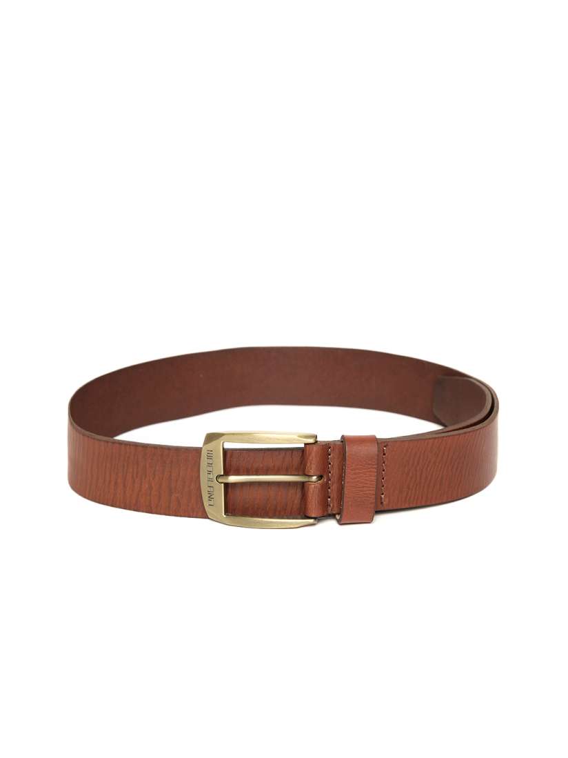 Buy Woodland Men Tan Brown Solid Leather Belt Belts for Men 10965240 Myntra