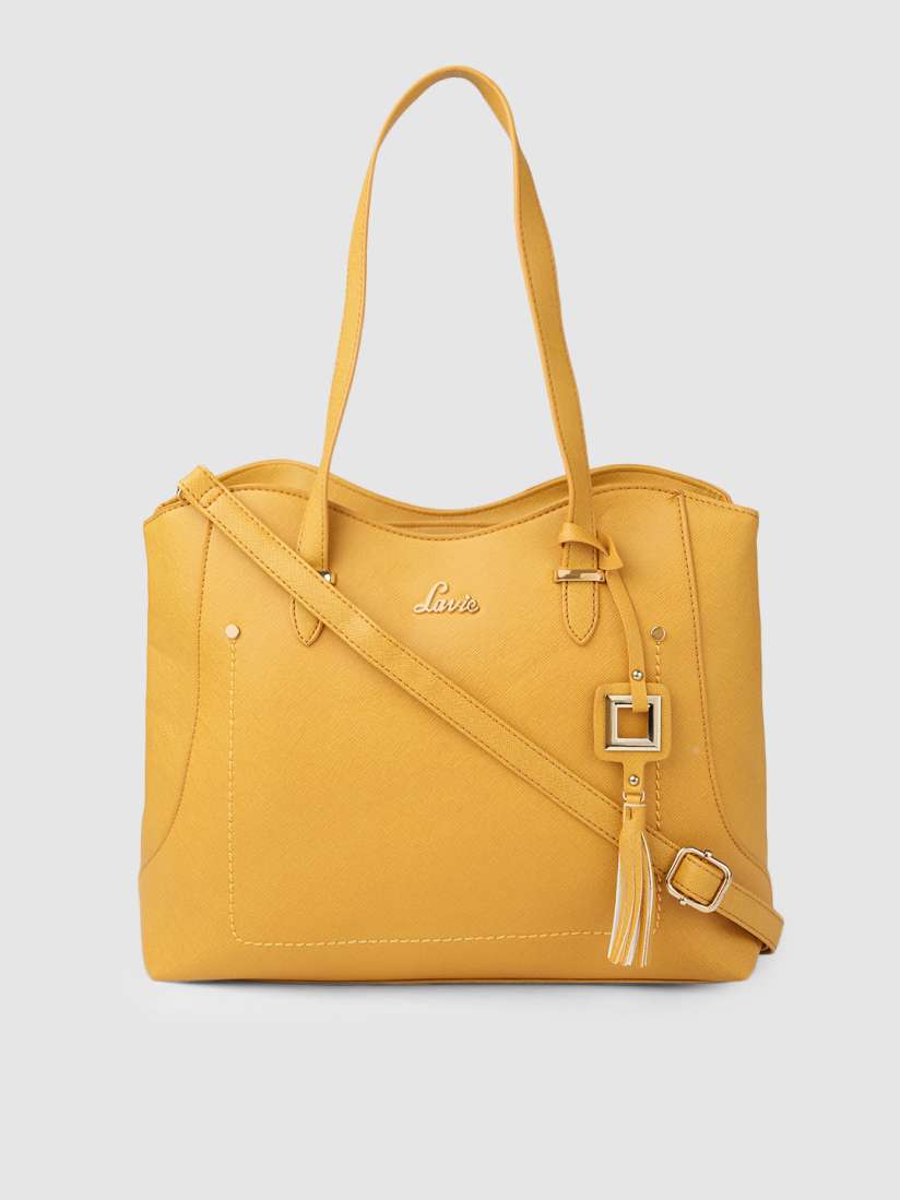 Buy Lavie Yellow Solid Shoulder Bag Handbags for Women 10966376 Myntra