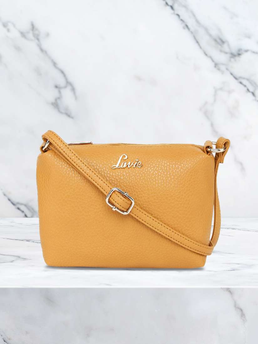 Lavie mustard yellow sling bag hotsell