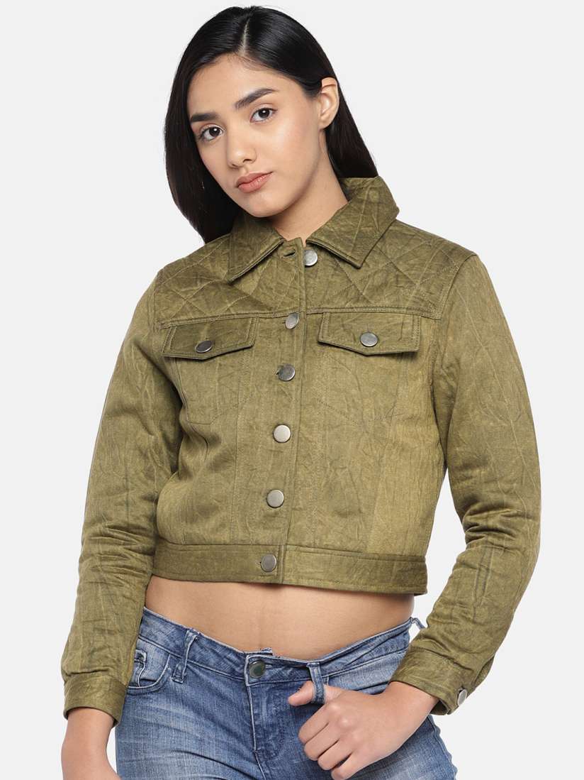 Denim jacket women myntra online