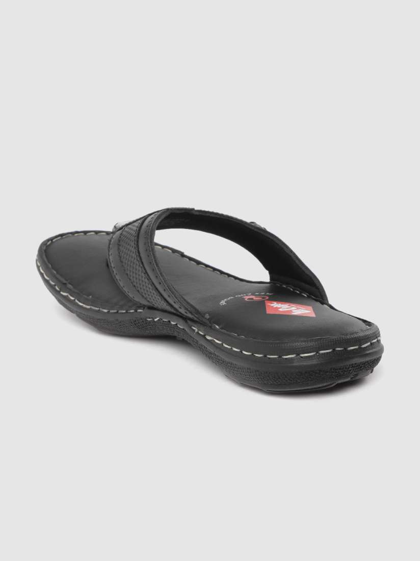 Buy Lee Cooper Men Black Textured Leather Comfort Sandals Sandals for Men 10983660 Myntra