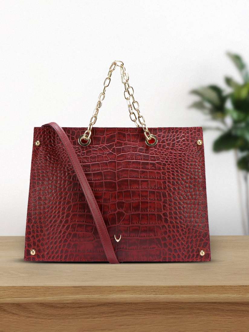 Hidesign red handbag store