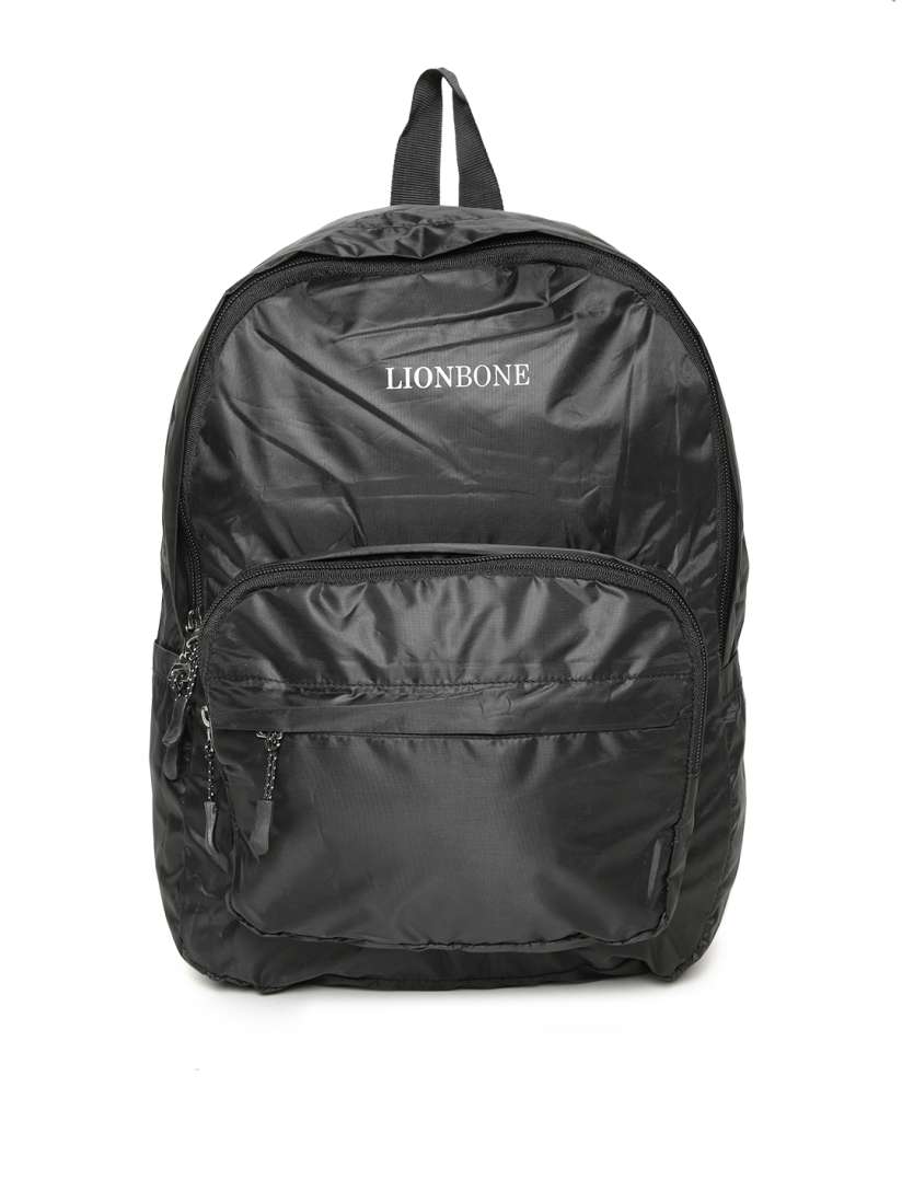 Buy LIONBONE Unisex Black Solid Laptop Backpack Backpacks for Unisex 10984852 Myntra