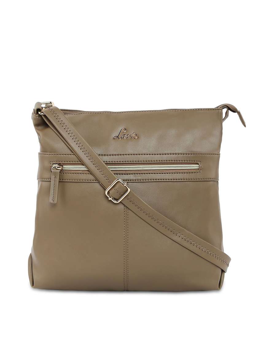 Buy Lavie Olive Green Solid Sling Bag Handbags for Women 10993110 Myntra