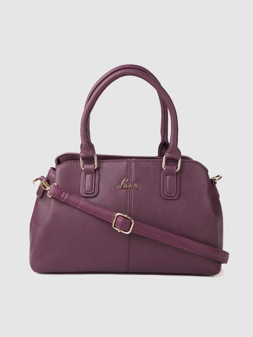 Buy Lavie Burgundy Solid Handheld Bag Handbags for Women 10993250 Myntra