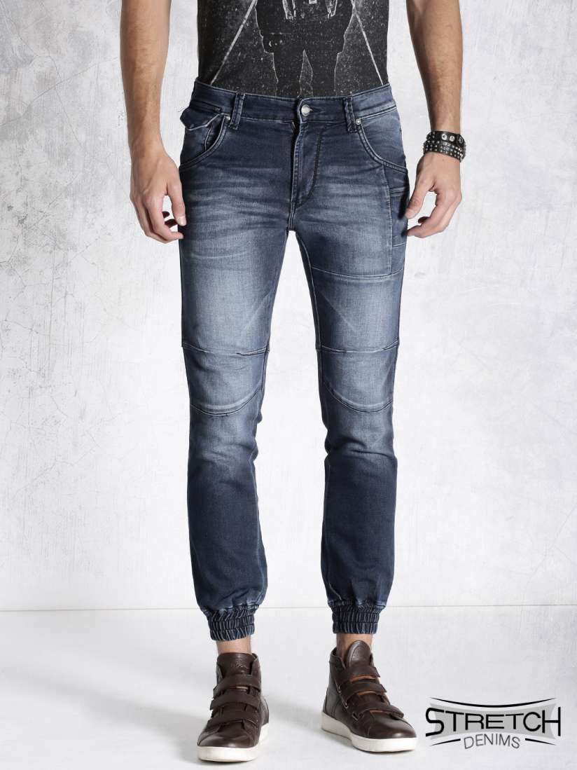 Buy RDSTR Blue Jogger Stretch Jeans Jeans for Men 1101112 Myntra