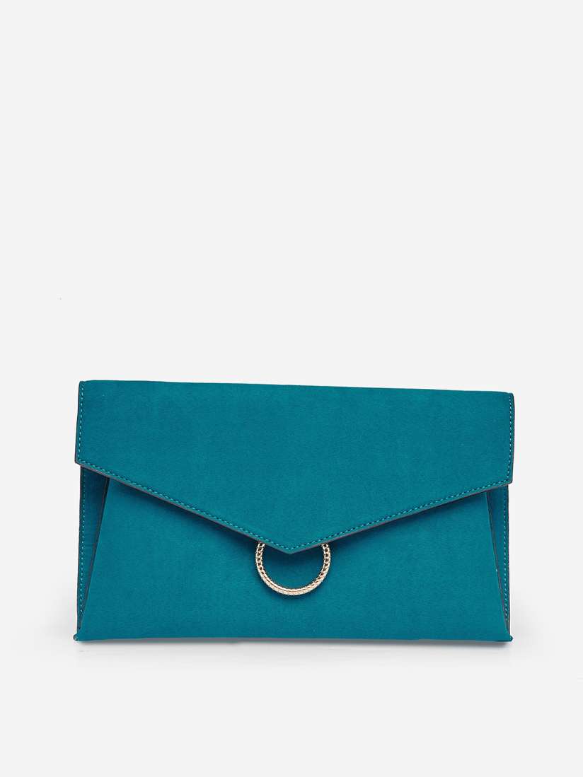 Dorothy perkins blue clutch bag clearance