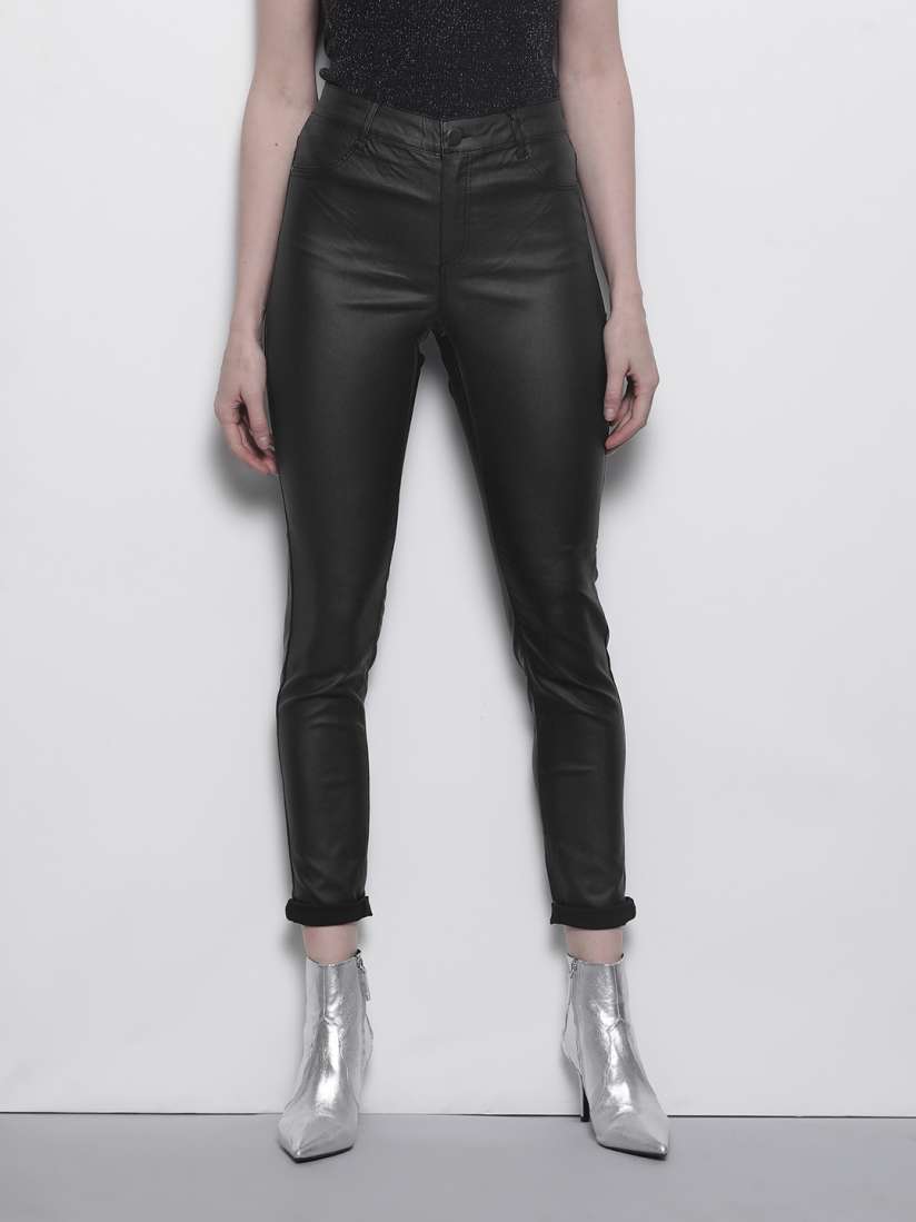 Frankie coated jeans hotsell