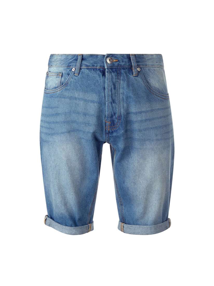 Buy SoulCal Men Blue Washed Regular Fit Denim Shorts Shorts for Men 11026730 Myntra