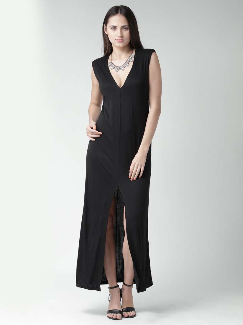 Forever 21 black maxi dress online