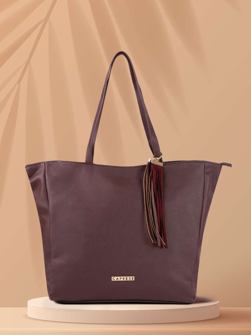 Buy Caprese Maroon Solid Shoulder Bag Handbags for Women 11033148 Myntra