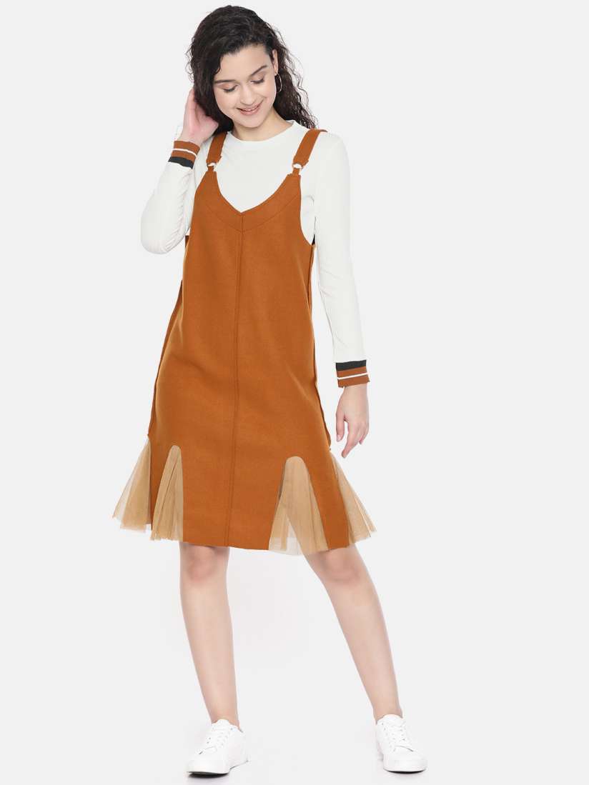 Myntra pinafore dress online