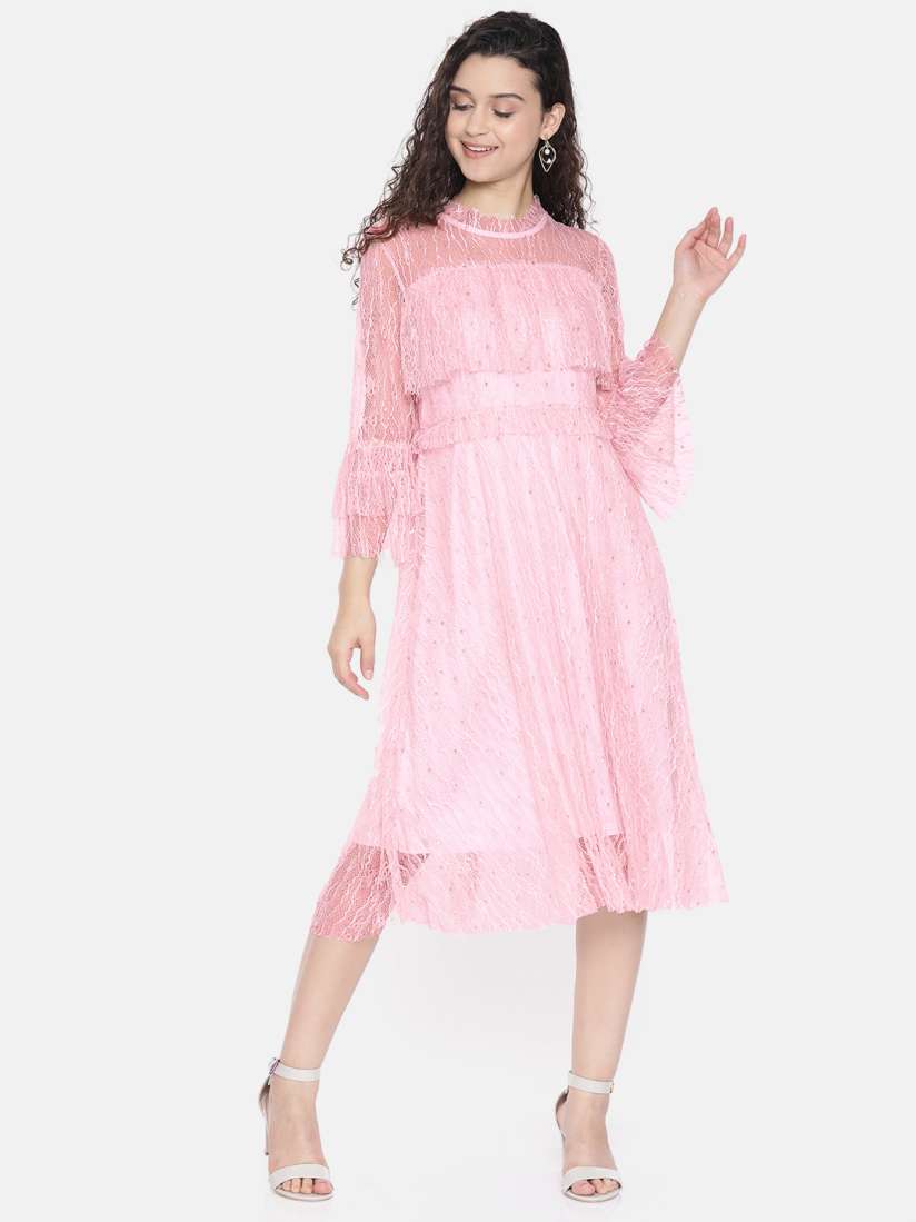 Myntra lace dress shop