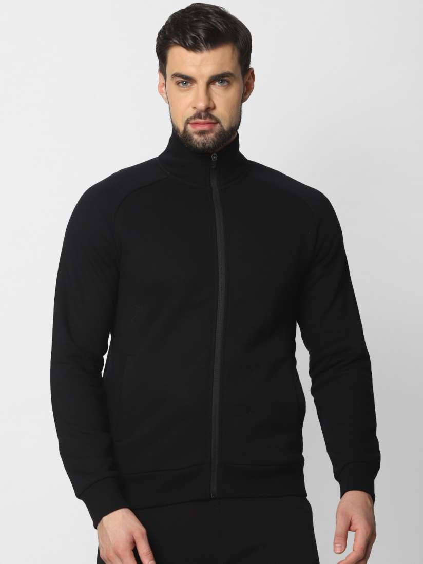 Black hoodie myntra discount