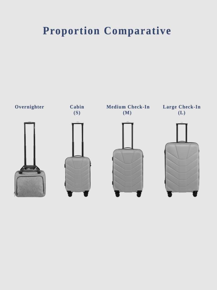 Buy SKYBAGS Grey Solid HI VOL Hard Sided Cabin Trolley Suitcase Trolley Bag for Unisex 11046584 Myntra