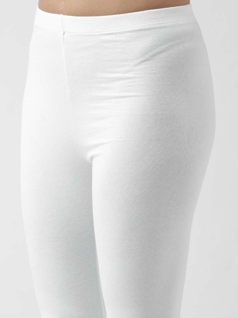 Forever 21 white leggings shop