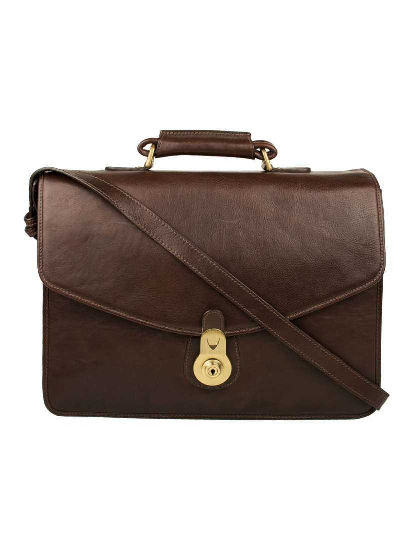 Buy Hidesign Men Brown Solid Leather Messenger Bag Messenger Bag for Men 11052508 Myntra