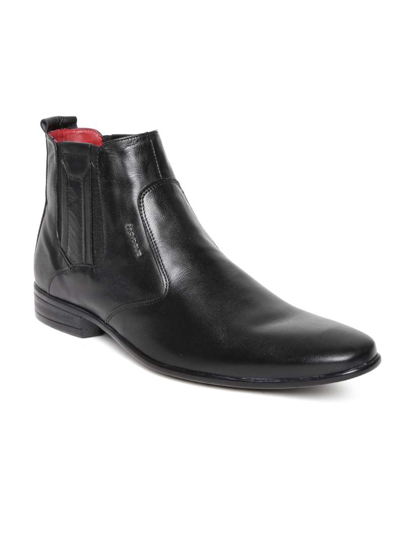 Buy Provogue Men Black Leather Casual Shoes Casual Shoes for Men 1106808 Myntra