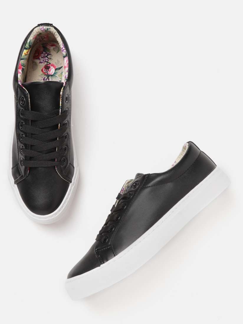 Allen solly black sneakers new arrivals