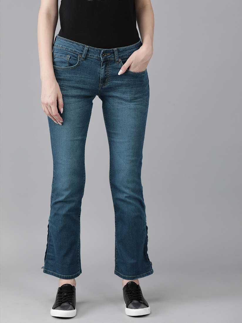 Women's Jeans Pepe Jeans Bootcut Pepe Jeans Green Slim Fit