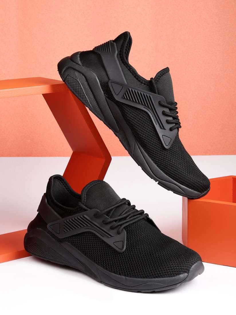 Hrx by hrithik roshan men black sneakers sale