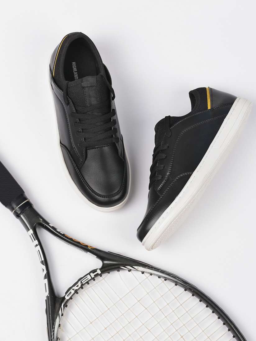 Buy HIGHLANDER Men Black Sneakers Casual Shoes for Men 11097174 Myntra