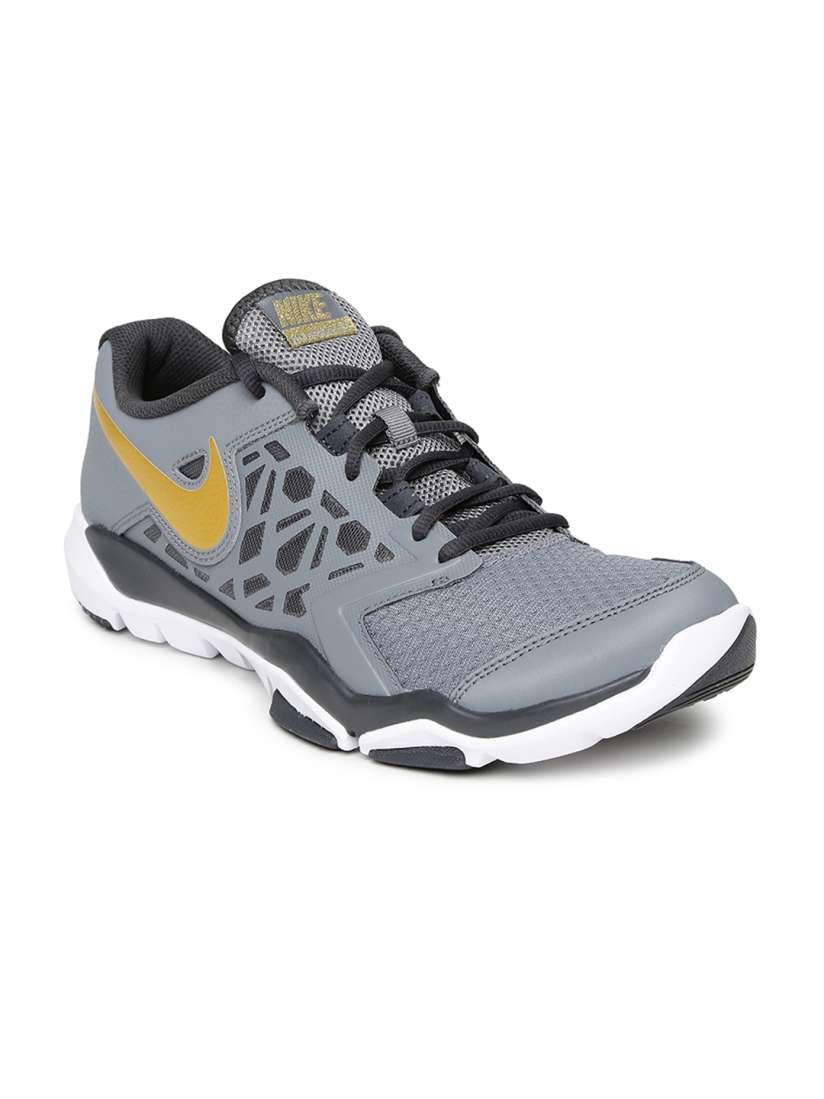 Buy Nike Men Grey Flex Supreme TR 4 Training Shoes Sports Shoes for Men 1109905 Myntra