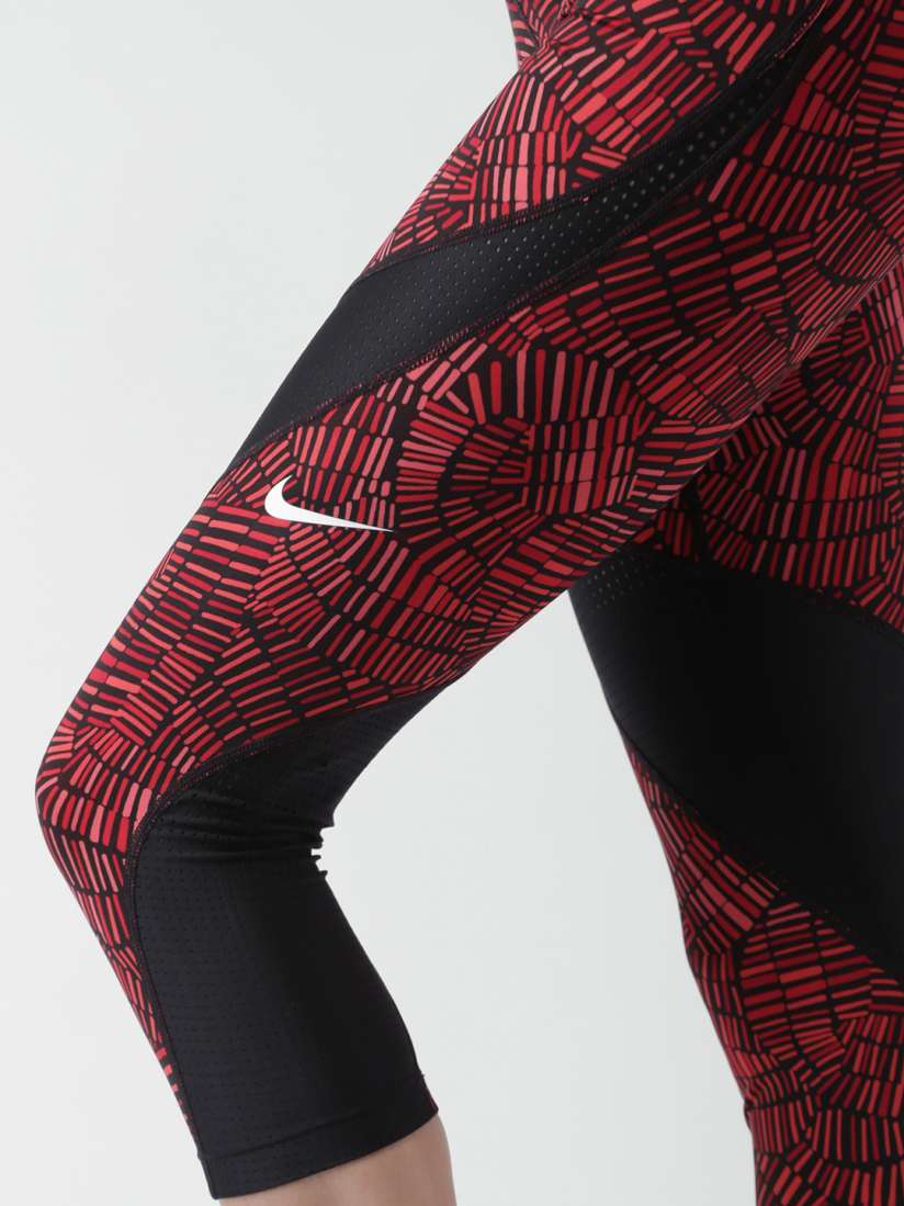 Red and black nike leggings new arrivals