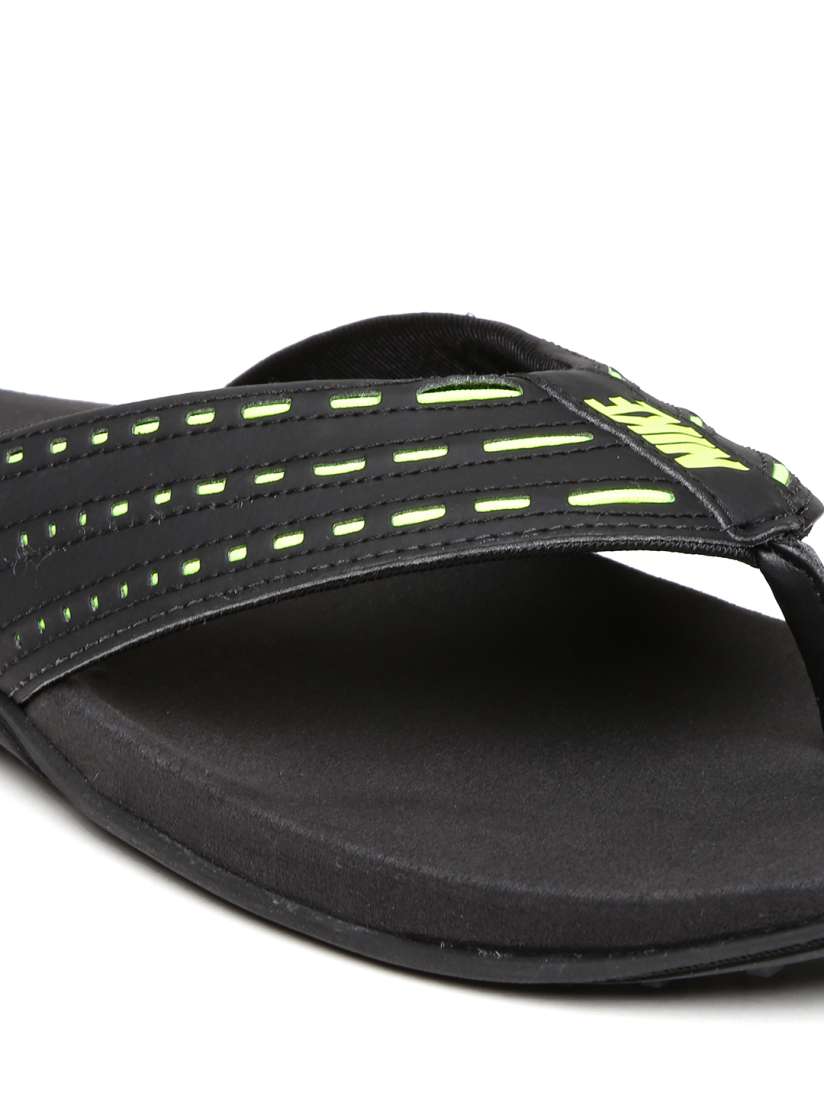 Buy Nike Men Black Green Keeso Thong Flip Flops Flip Flops for Men 1110554 Myntra