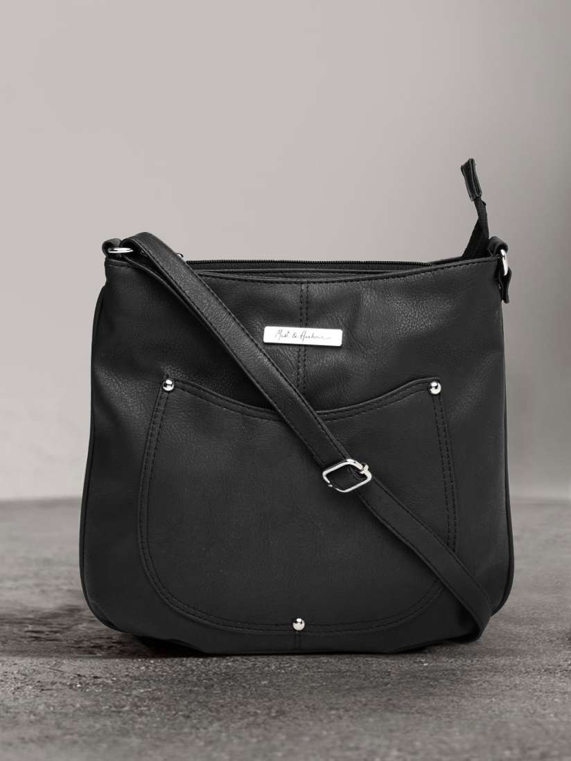Buy Mast Harbour Black Sling Bag Handbags for Women 1111697 Myntra