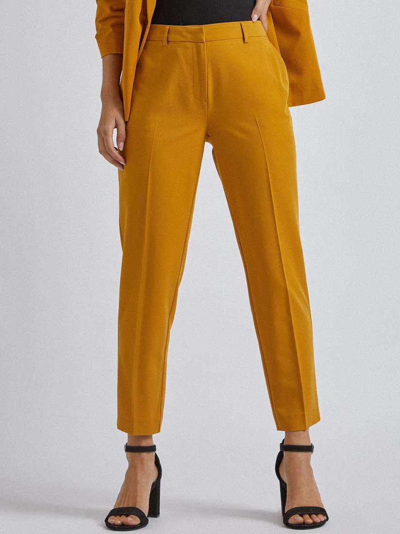 Dorothy perkins yellow trousers hot sale