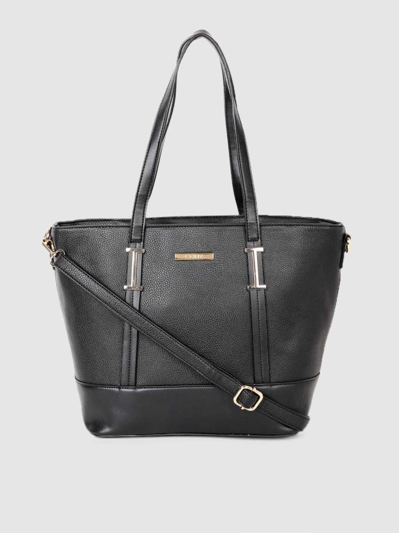 Buy CERIZ Charcoal Grey Solid Shoulder Bag Handbags for Women 11127978 Myntra