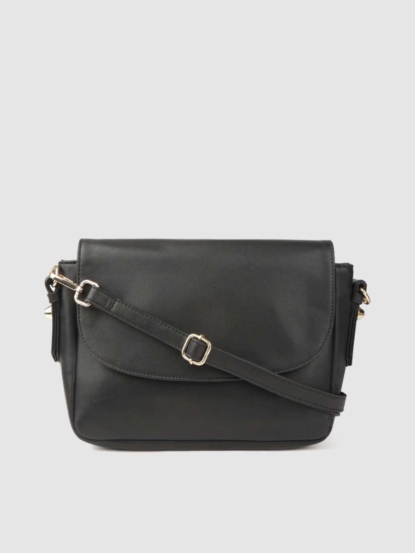 Buy Carlton London Black Solid Sling Bag Handbags for Women 11140036 Myntra