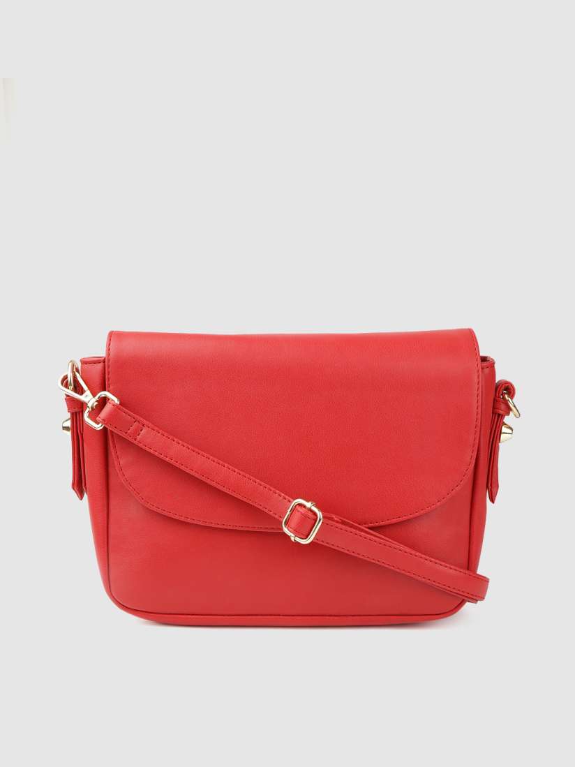 Buy Carlton London Red Solid Sling Bag Handbags for Women 11140040 Myntra