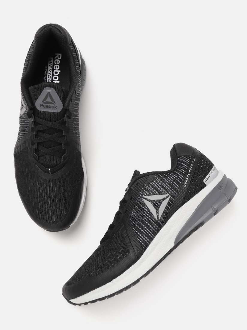Buy Reebok Men Black Grey Grasse Round 2 ST Running Shoes Sports Shoes for Men 11143236 Myntra