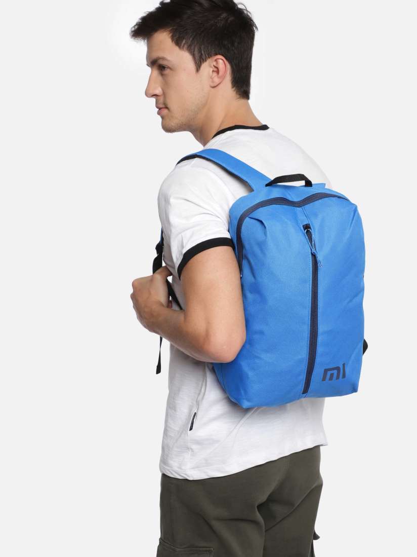 Buy Mi Unisex Blue Solid Step Out Backpack Backpacks for Unisex 11143956 Myntra