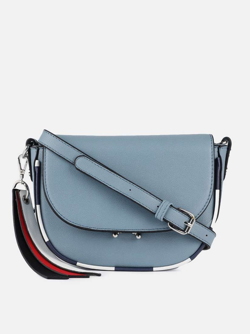 Buy Mast Harbour Blue Solid Sling Bag Handbags for Women 11154248 Myntra