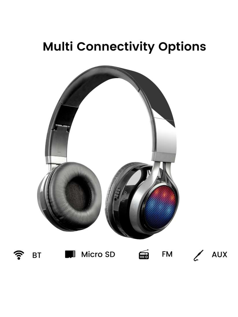 Buy Zebronics Unisex Black Zeb DISC Bluetooth Supporting Headphone Headphones for Unisex 11159670 Myntra