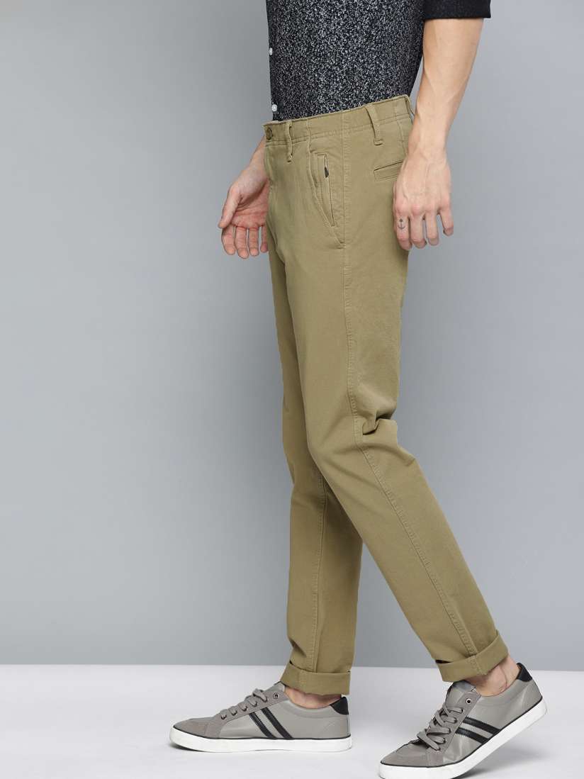 Buy Levis Men Khaki Brown 512 Slim Tapered Fit Chinos Trousers for Men 11165870 Myntra
