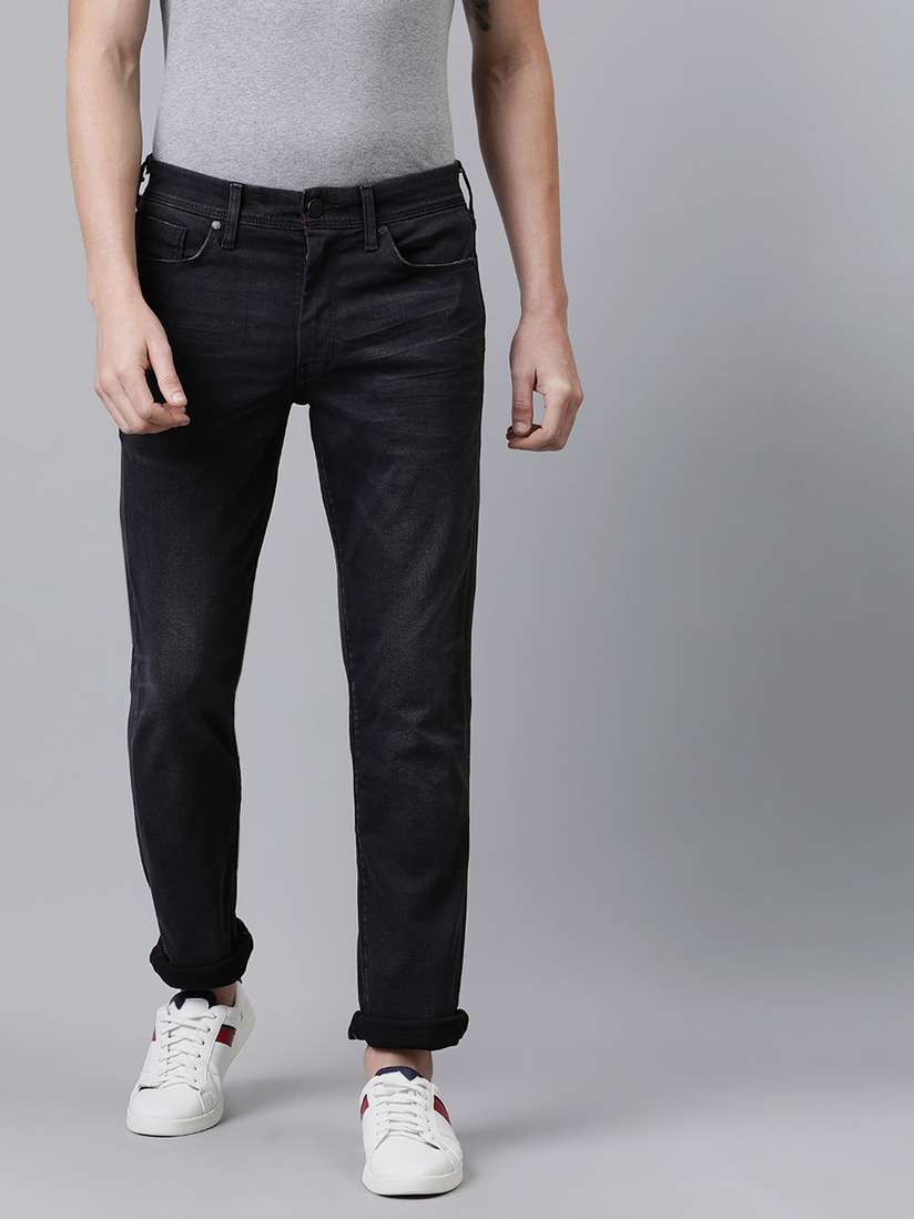 Buy Levis Men Black 511 Redloop Slim Fit Mid Rise Clean Look Stretchable Waterless Jeans Jeans for Men 11165938 Myntra