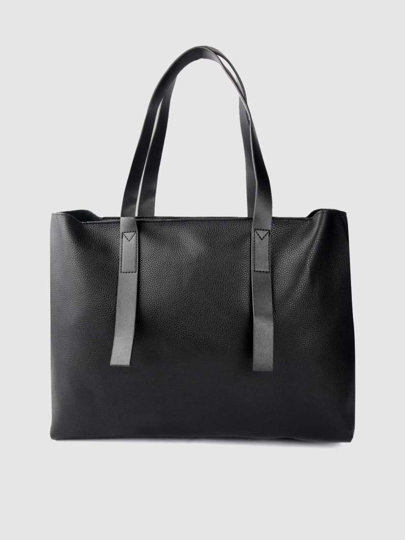 Mango black solid shoulder bag hot sale