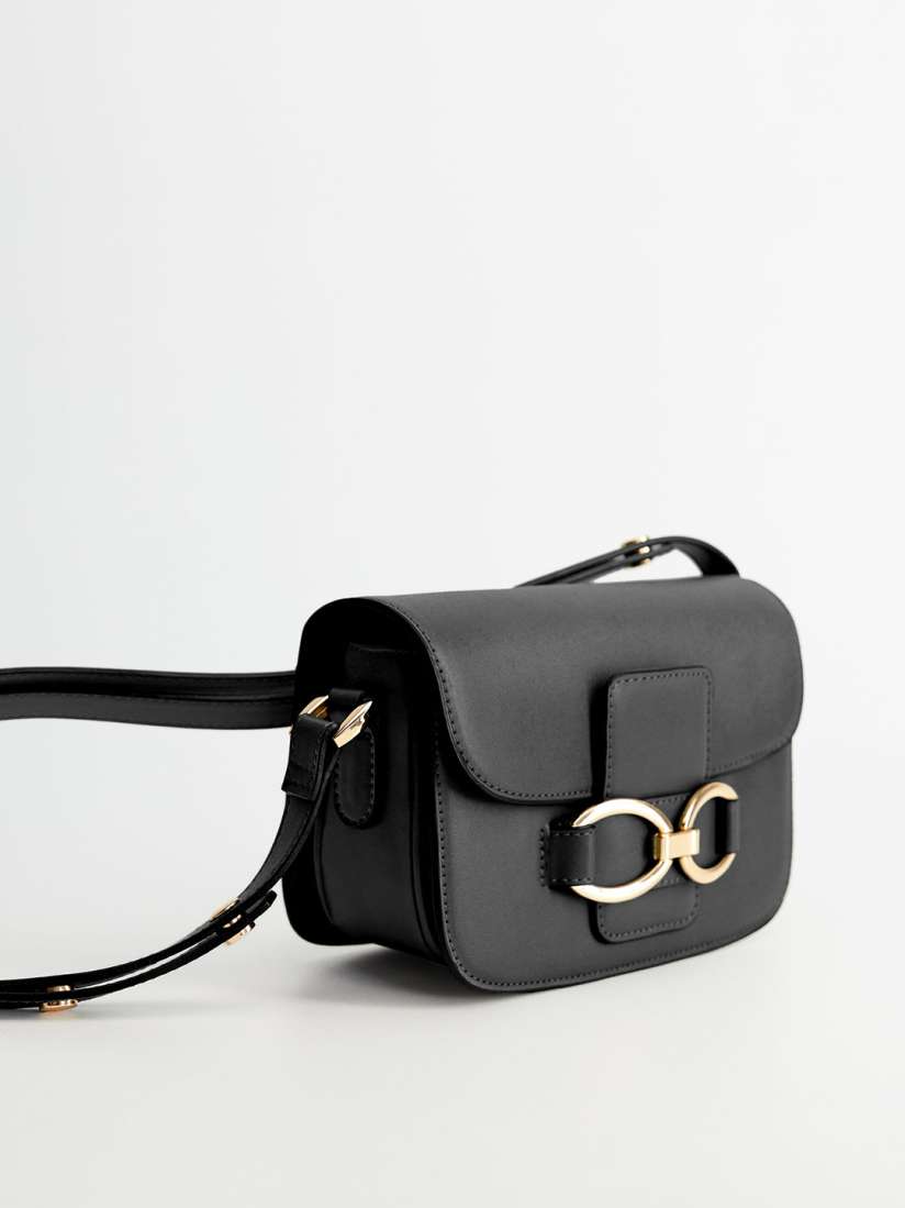 Buy MANGO Black Solid Sling Bag Handbags for Women 11175448 Myntra