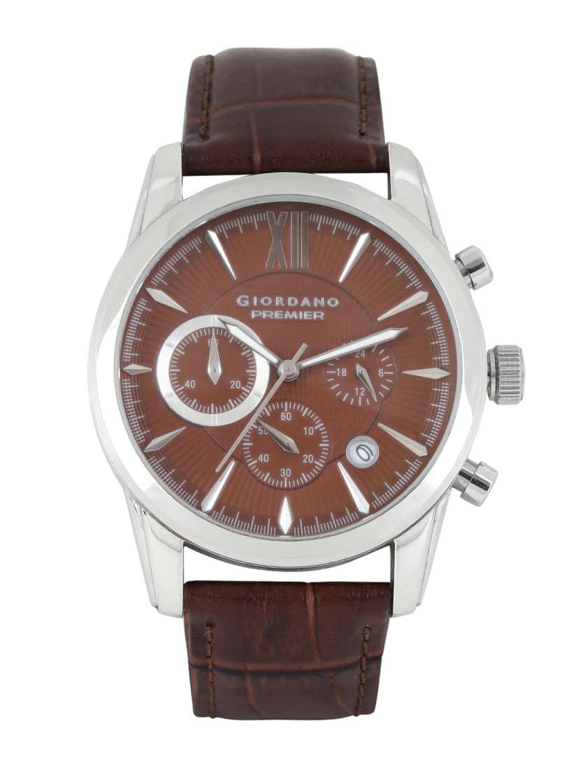 Buy GIORDANO Premier Men Brown Dial Chronograph Watch P118 03 Watches for Men 1118420 Myntra