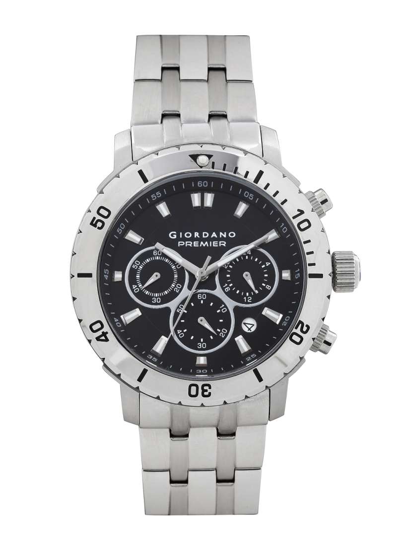 Buy GIORDANO Premier Men Black Dial Chronograph Watch P165 11 Watches for Men 1118460 Myntra