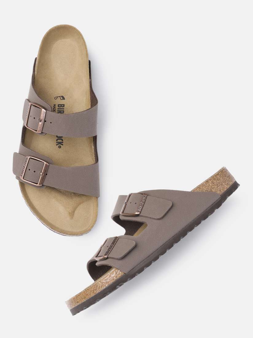 Mocha two strap birkenstocks clearance