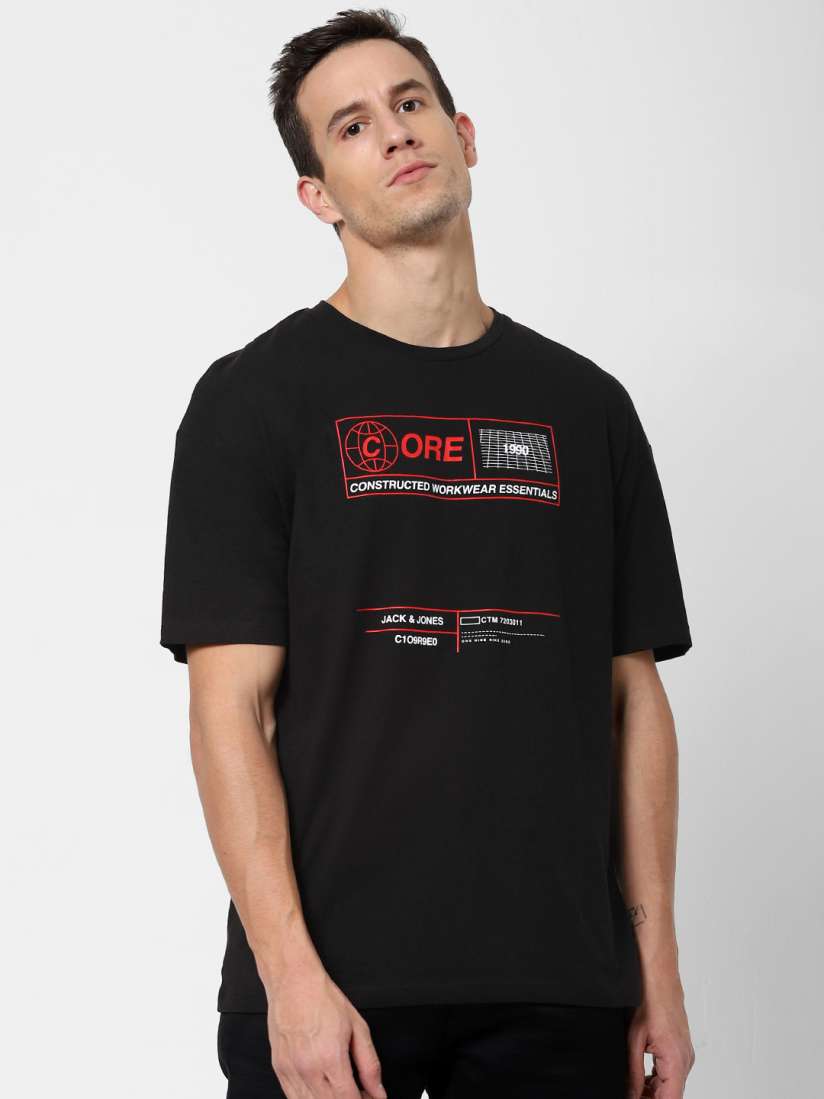Jack and jones t shirt myntra on sale