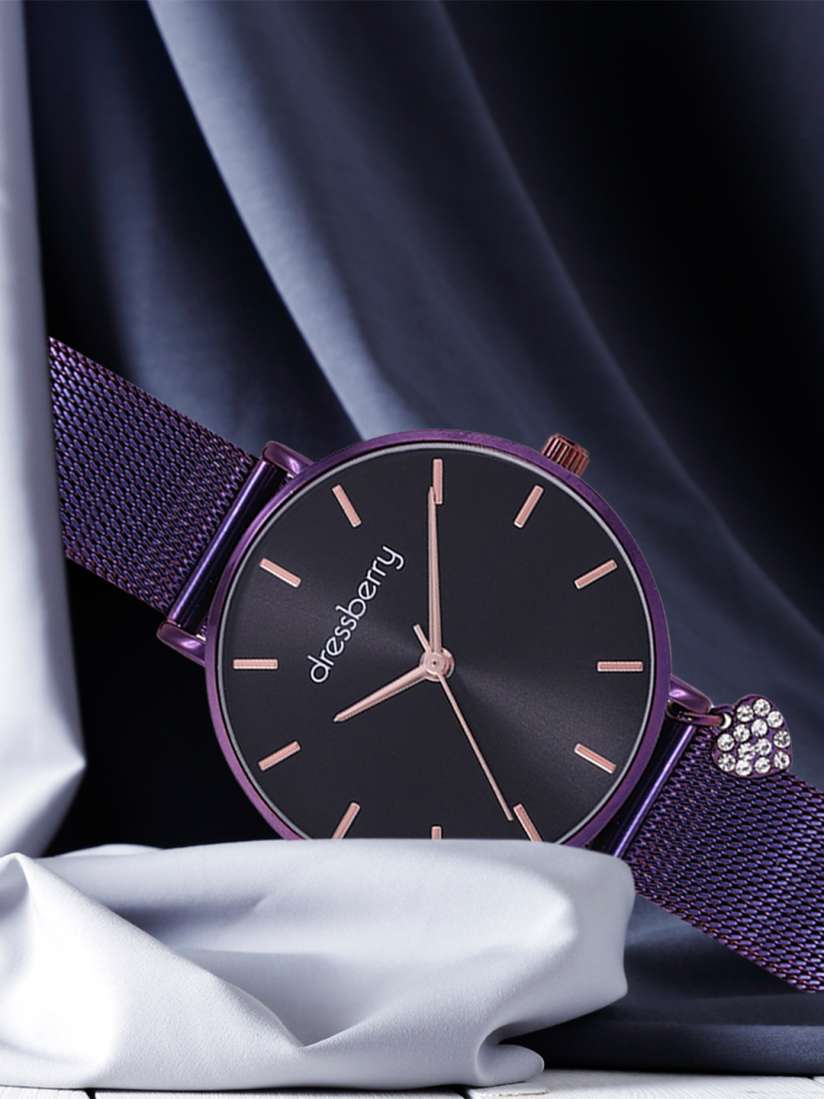 Buy DressBerry Women Black Analogue Watch MFB PN PF DK2691B Watches for Women 11231280 Myntra