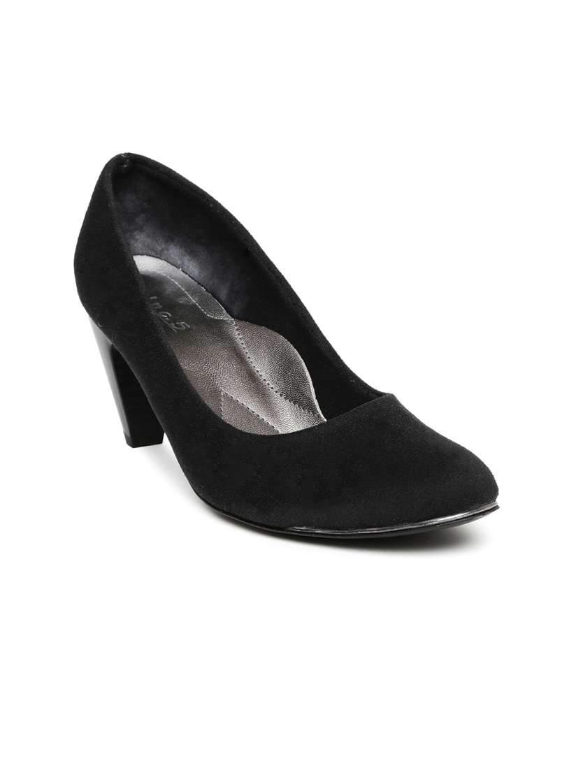 Myntra black heels cheap