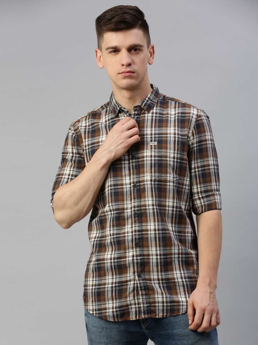 Wrangler casual shirts discount